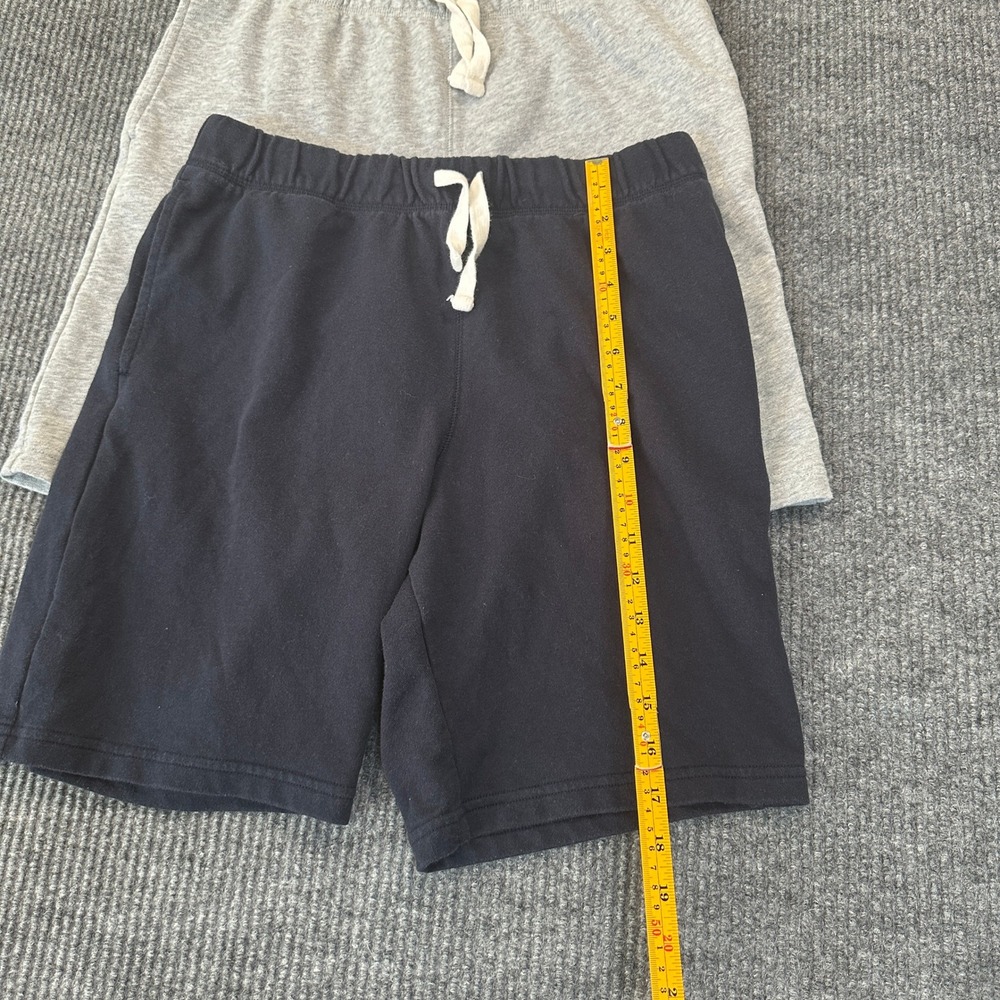 The Childrens Place Boys Fleece Shorts Size 16 XXL Husky Gray Navy 2 Pack Set - Picture 6 of 7